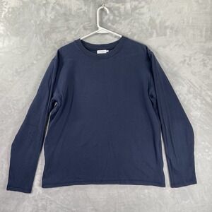 Sunspel Shirt men's Medium Long Sleeve Thermal Lightweight Sweatshirt Crew Neck